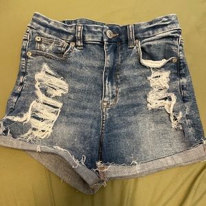 AE high rise shorts